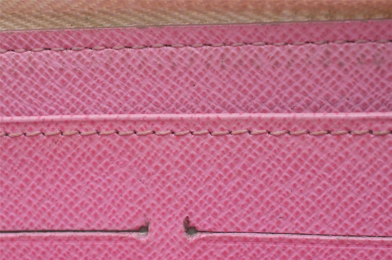 Authentic Louis Vuitton Monogram Multicolor Zippy Wallet White M60241 Pink 6322I