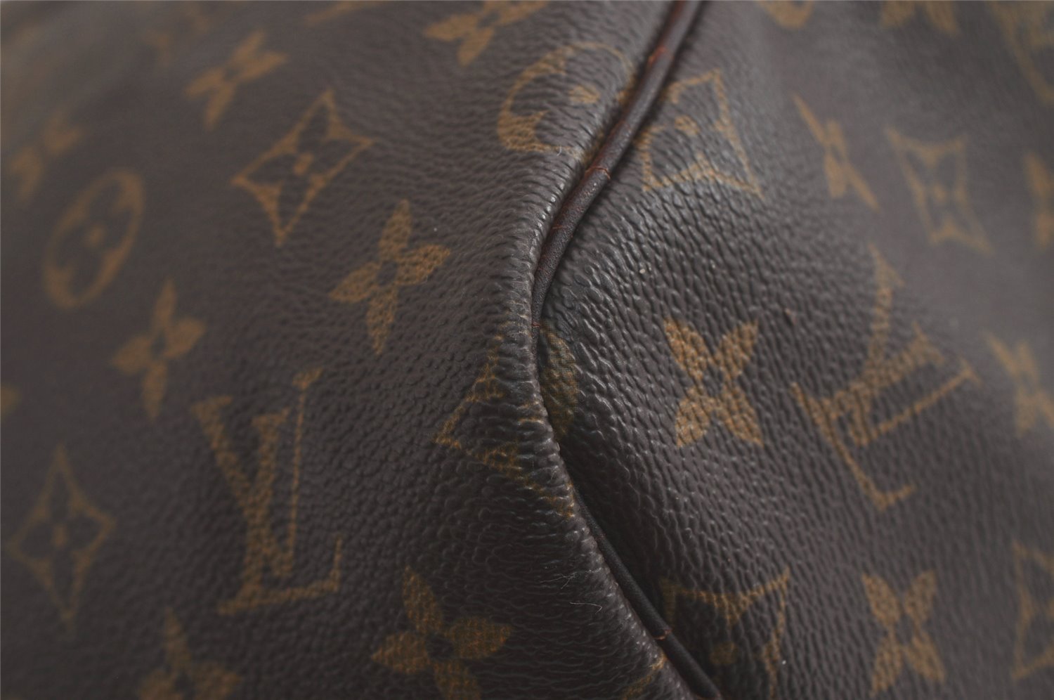 Authentic Louis Vuitton Monogram Keepall Bandouliere 55 M41414 Boston Bag 6322K