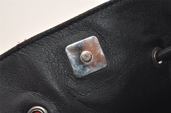 Authentic GUCCI Vintage Shoulder Tote Bag GG Canvas Leather 0021053 Red 6323J