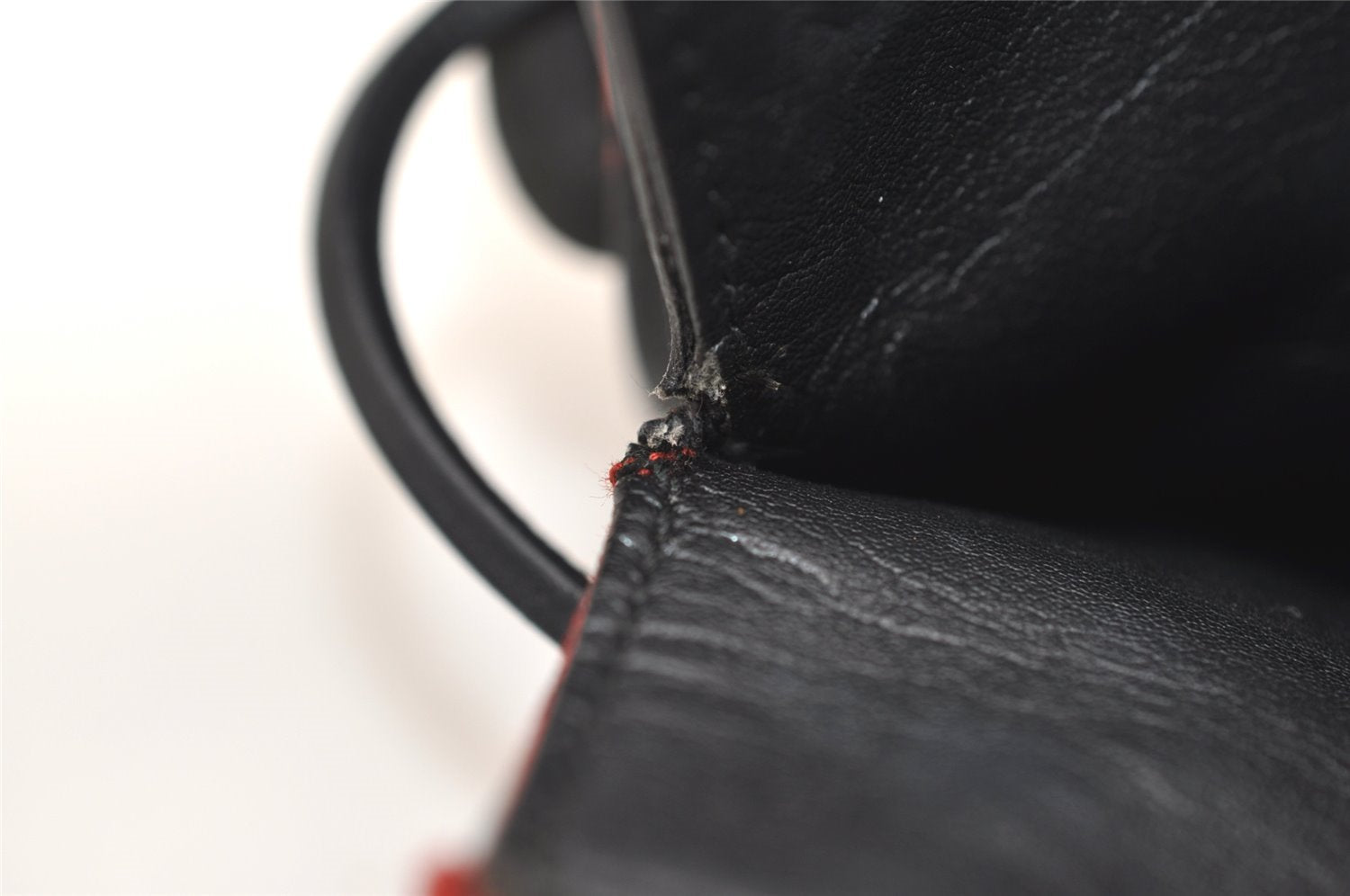 Authentic GUCCI Vintage Shoulder Tote Bag GG Canvas Leather 0021053 Red 6323J