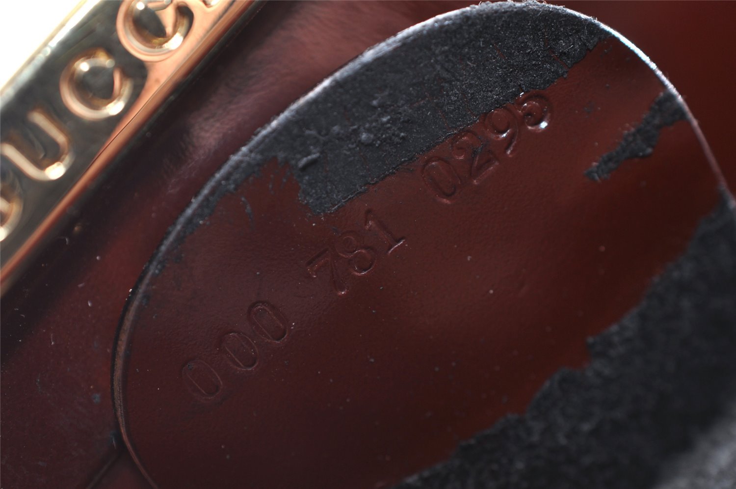 Authentic GUCCI Bamboo Hand Shoulder Bag Purse Enamel Bordeaux Red Junk 6324I