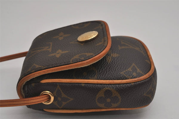 Authentic Louis Vuitton Monogram Pochette Cancun Hand Pouch M60018 LV 6324J