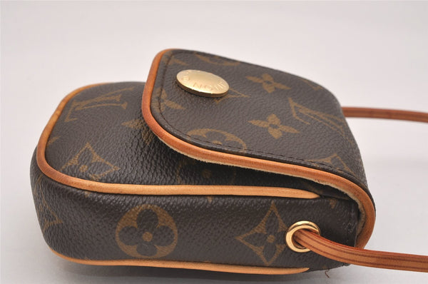 Authentic Louis Vuitton Monogram Pochette Cancun Hand Pouch M60018 LV 6324J
