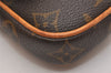 Authentic Louis Vuitton Monogram Pochette Cancun Hand Pouch M60018 LV 6324J