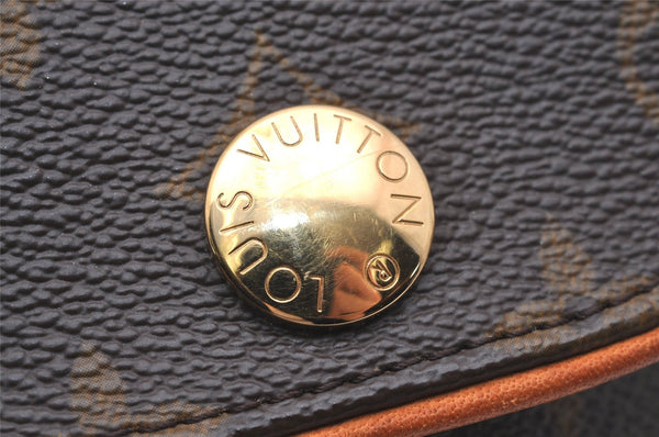 Authentic Louis Vuitton Monogram Pochette Cancun Hand Pouch M60018 LV 6324J