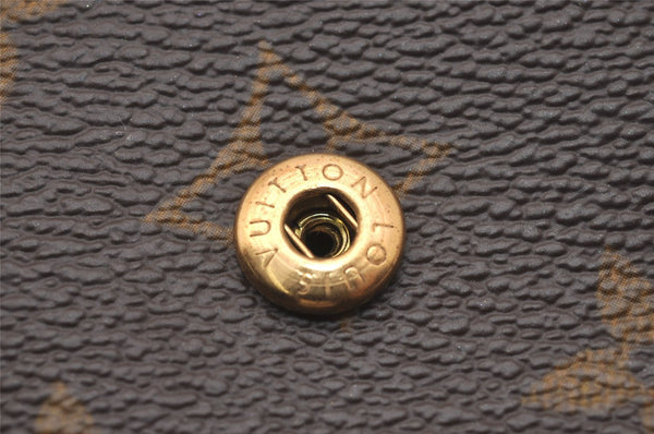 Authentic Louis Vuitton Monogram Pochette Cancun Hand Pouch M60018 LV 6324J