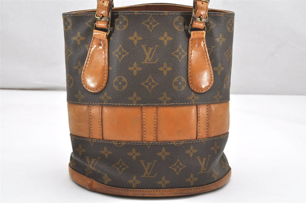 Authentic Louis Vuitton Monogram Bucket PM Shoulder Bag USA Old Model LV 6325K
