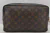 Auth Louis Vuitton Monogram Trousse Toilette 28 Clutch Hand Bag M47522 LV 6327J