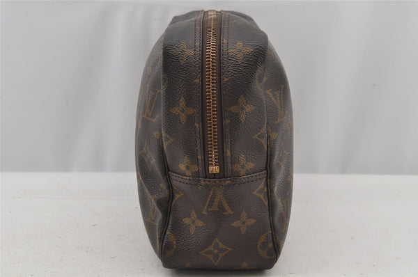 Auth Louis Vuitton Monogram Trousse Toilette 28 Clutch Hand Bag M47522 LV 6327J