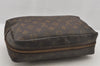Auth Louis Vuitton Monogram Trousse Toilette 28 Clutch Hand Bag M47522 LV 6327J