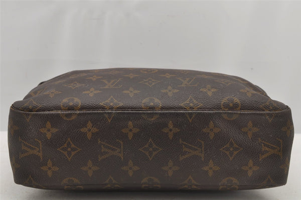 Auth Louis Vuitton Monogram Trousse Toilette 28 Clutch Hand Bag M47522 LV 6327J