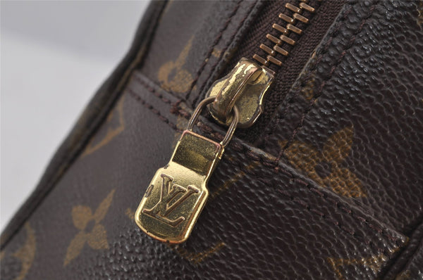 Auth Louis Vuitton Monogram Trousse Toilette 28 Clutch Hand Bag M47522 LV 6327J