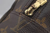 Auth Louis Vuitton Monogram Trousse Toilette 28 Clutch Hand Bag M47522 LV 6327J