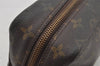 Auth Louis Vuitton Monogram Trousse Toilette 28 Clutch Hand Bag M47522 LV 6327J