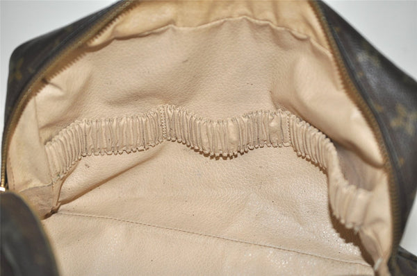 Auth Louis Vuitton Monogram Trousse Toilette 28 Clutch Hand Bag M47522 LV 6327J