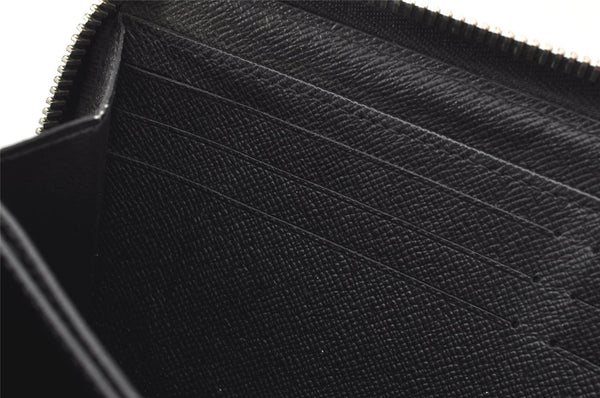 Authentic Louis Vuitton Epi Zippy Long Wallet Purse Black M60072 LV 6328K