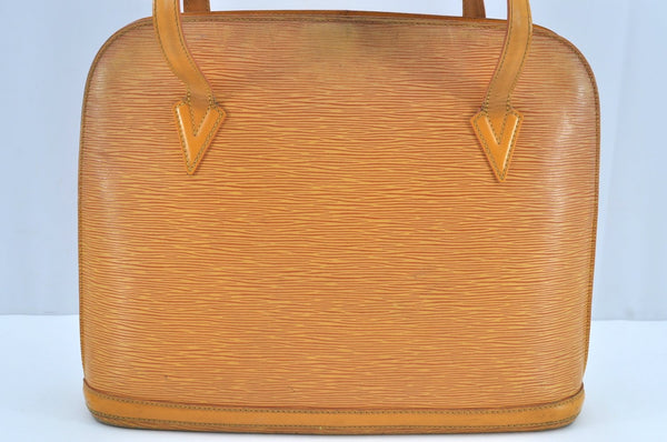 Authentic Louis Vuitton Epi Russac Shoulder Tote Bag Yellow M52289 LV 6329F