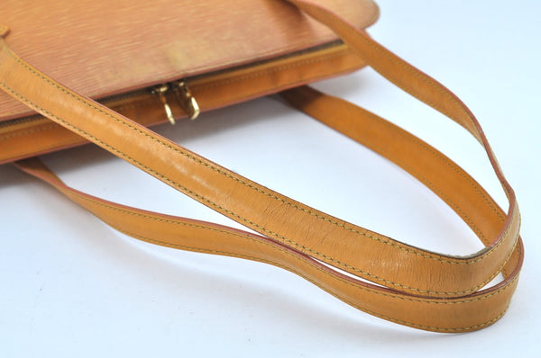 Authentic Louis Vuitton Epi Russac Shoulder Tote Bag Yellow M52289 LV 6329F