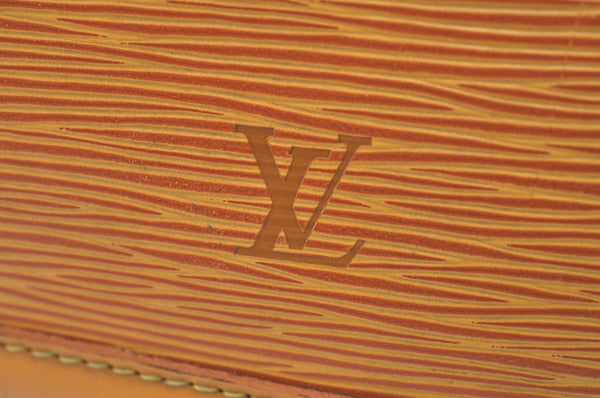 Authentic Louis Vuitton Epi Russac Shoulder Tote Bag Yellow M52289 LV 6329F