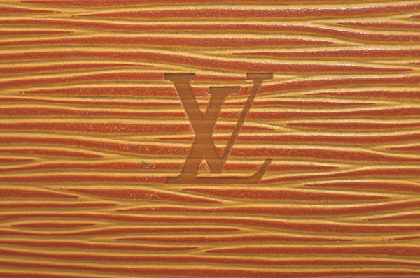 Authentic Louis Vuitton Epi Russac Shoulder Tote Bag Yellow M52289 LV 6329F