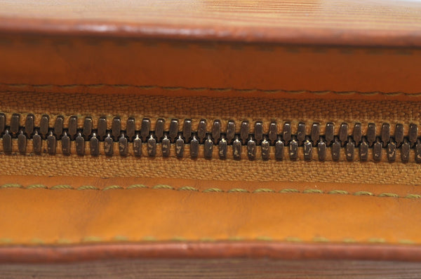 Authentic Louis Vuitton Epi Russac Shoulder Tote Bag Yellow M52289 LV 6329F