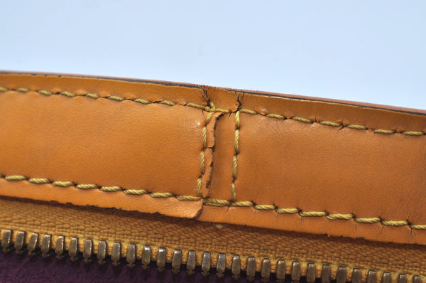 Authentic Louis Vuitton Epi Russac Shoulder Tote Bag Yellow M52289 LV 6329F