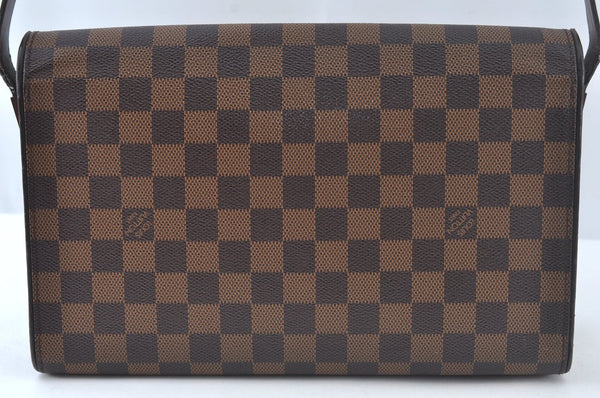 Authentic Louis Vuitton Damier Tribeca Long Shoulder Hand Bag N51160 LV 6329J