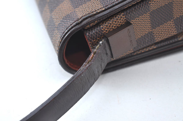 Authentic Louis Vuitton Damier Tribeca Long Shoulder Hand Bag N51160 LV 6329J