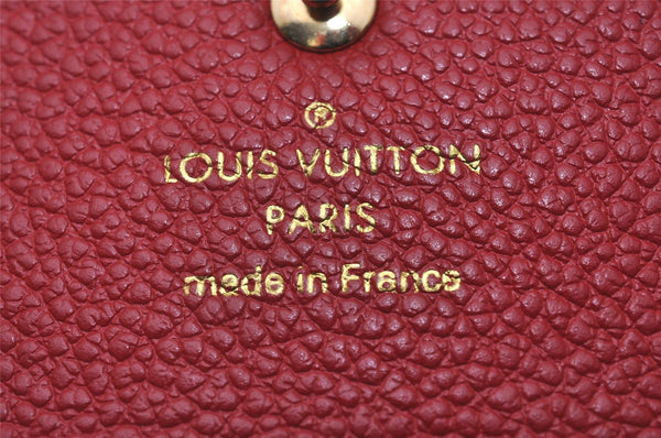 Auth Louis Vuitton Monogram Empreinte Multicles 6 Key Case Red M63708 Box 6331I