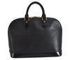 Authentic Louis Vuitton Epi Alma PM Hand Bag Black M40302 LV 6332J