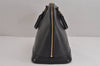 Authentic Louis Vuitton Epi Alma PM Hand Bag Black M40302 LV 6332J