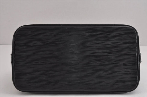 Authentic Louis Vuitton Epi Alma PM Hand Bag Black M40302 LV 6332J