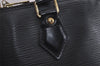 Authentic Louis Vuitton Epi Alma PM Hand Bag Black M40302 LV 6332J