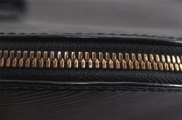 Authentic Louis Vuitton Epi Alma PM Hand Bag Black M40302 LV 6332J