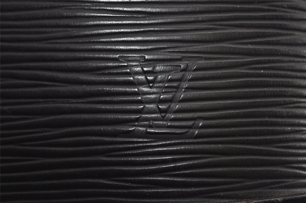 Authentic Louis Vuitton Epi Alma PM Hand Bag Black M40302 LV 6332J