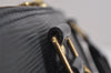 Authentic Louis Vuitton Epi Alma PM Hand Bag Black M40302 LV 6332J