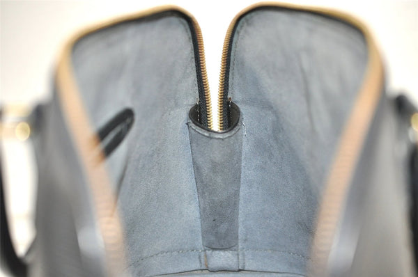 Authentic Louis Vuitton Epi Alma PM Hand Bag Black M40302 LV 6332J