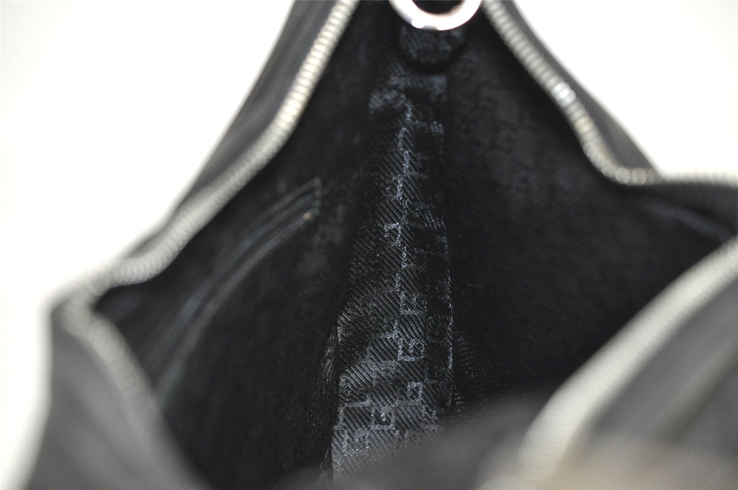 Authentic GUCCI Vintage Shoulder Hand Bag Purse Leather 0013812 Black 6333I