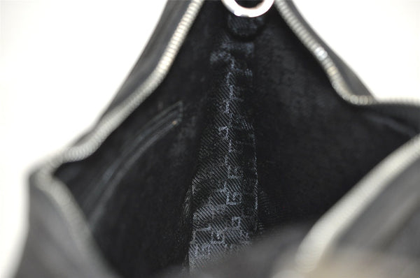 Authentic GUCCI Vintage Shoulder Hand Bag Purse Leather 0013812 Black 6333I