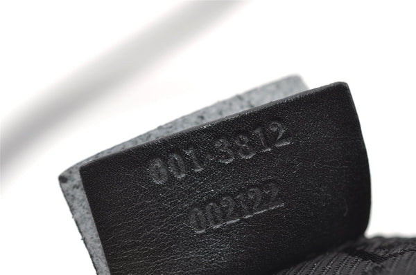 Authentic GUCCI Vintage Shoulder Hand Bag Purse Leather 0013812 Black 6333I