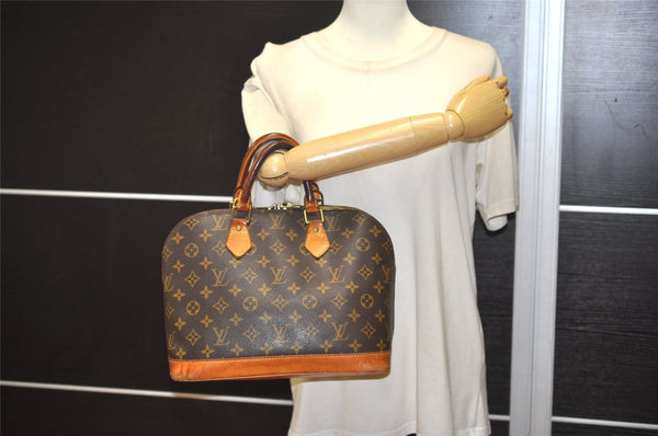 Authentic Louis Vuitton Monogram Alma Hand Bag Purse M51130 LV 6333J