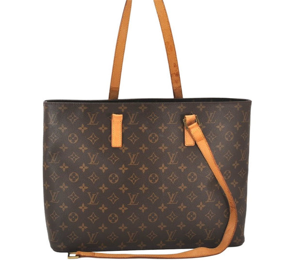 Authentic Louis Vuitton Monogram Luco Shoulder Tote Bag M51155 LV Junk 6333K