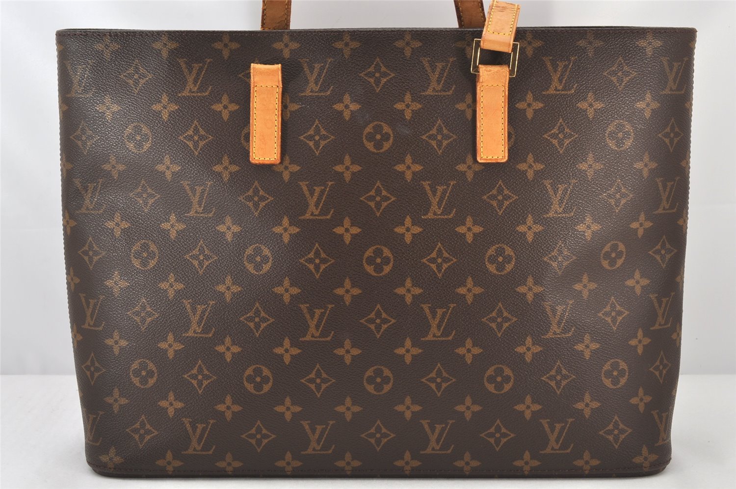 Authentic Louis Vuitton Monogram Luco Shoulder Tote Bag M51155 LV Junk 6333K