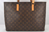 Authentic Louis Vuitton Monogram Luco Shoulder Tote Bag M51155 LV Junk 6333K