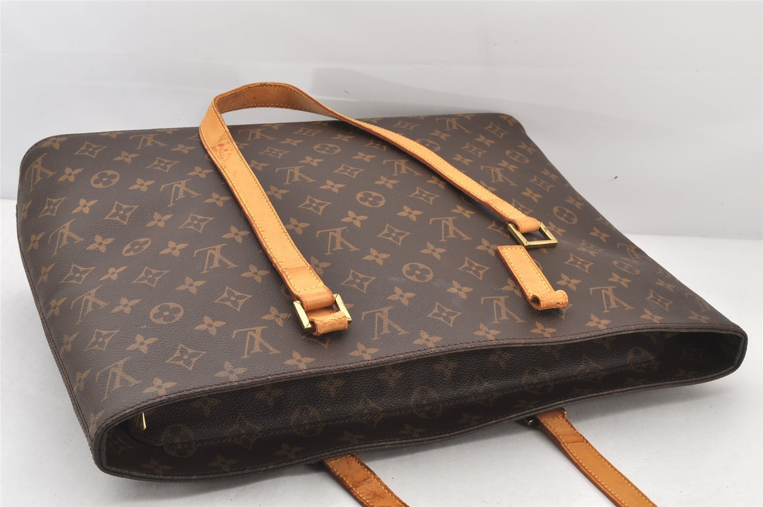 Authentic Louis Vuitton Monogram Luco Shoulder Tote Bag M51155 LV Junk 6333K