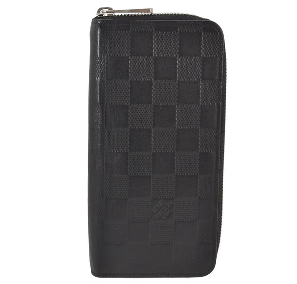 Authentic Louis Vuitton Damier Graphite Portefeuille Vasco N63300 Wallet 6335K