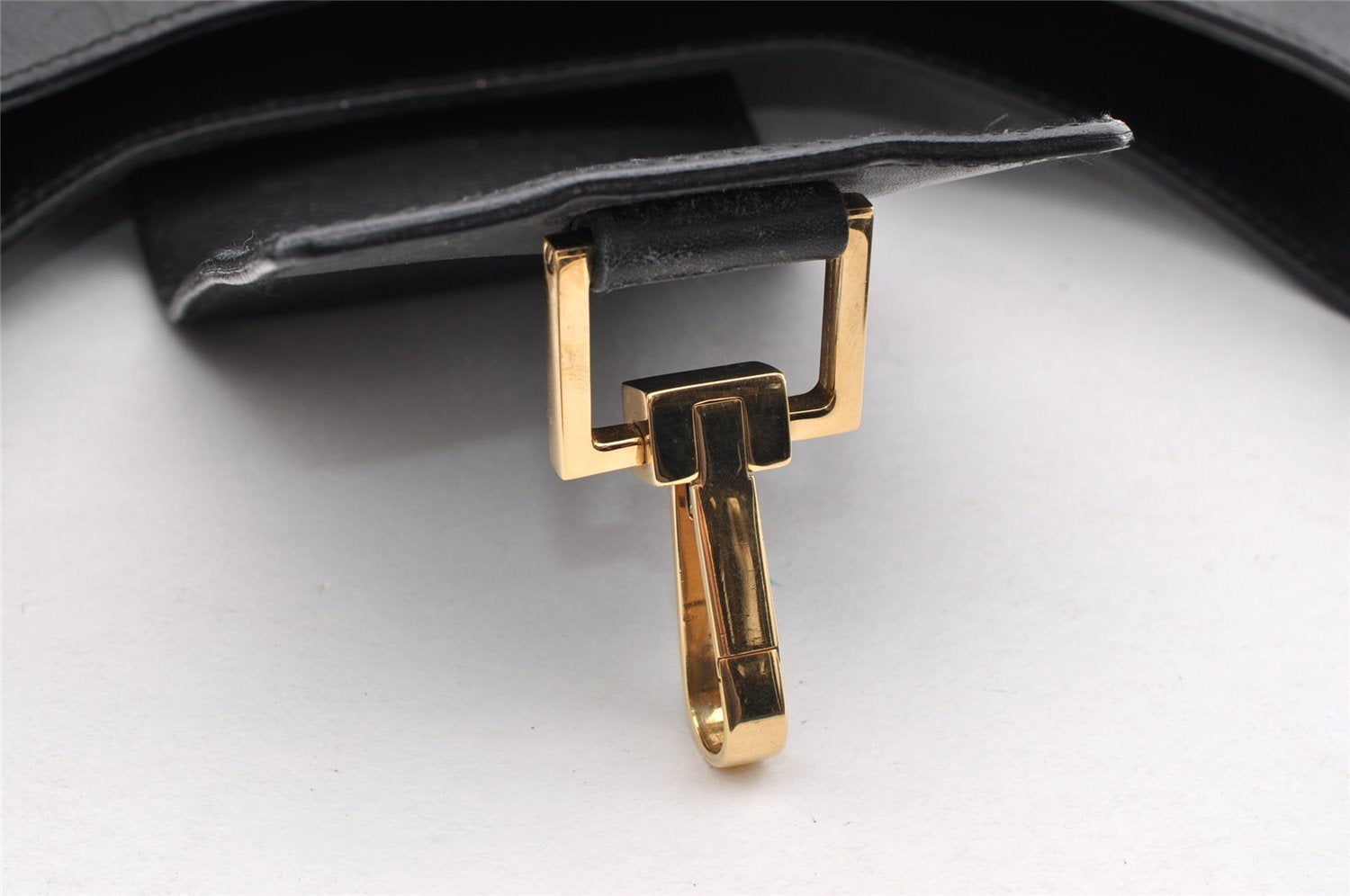 Authentic GUCCI Vintage Shoulder Bag Purse Canvas Leather 0014129 Brown 6337I