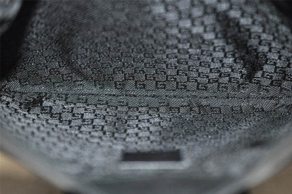 Authentic GUCCI Vintage Shoulder Bag Purse Canvas Leather 0014129 Brown 6337I