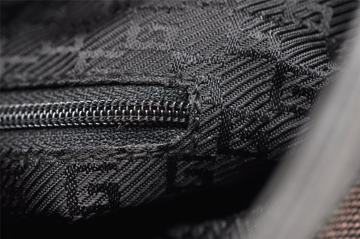 Authentic GUCCI Vintage Shoulder Bag Purse Canvas Leather 0014129 Brown 6337I