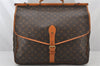 Auth Louis Vuitton Monogram Sac Chasse 2Way Shoulder Boston Bag M41140 LV 6339K